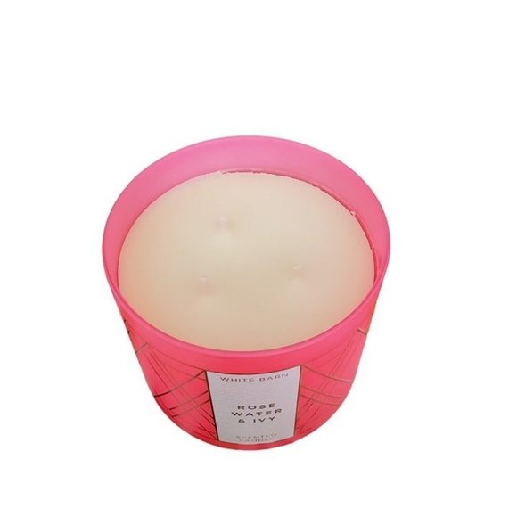 *NEW* White Barn 3 Wick‎ Candle Scent Rose Water & Ivy, 14.5 OZ - Picture 3 of 4